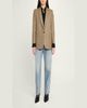 Nili Lotan Diane Check Wool Single-Breasted Blazer Jacket - 2
