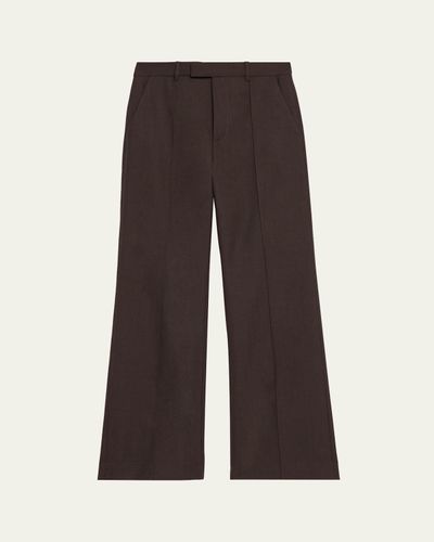 Nili Lotan Etoile Virgin Wool Relaxed-Leg Pants