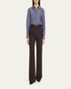 Nili Lotan Etoile Virgin Wool Relaxed-Leg Pants - 2