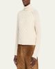Nili Lotan Ezren Cable-Knit Wool Turtleneck Sweater - 4