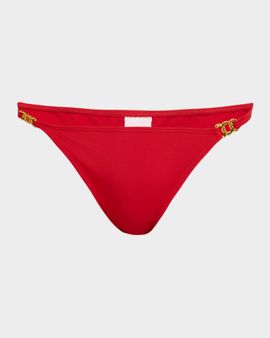 Nili Lotan Hardware Low-Waist Bikini Bottoms