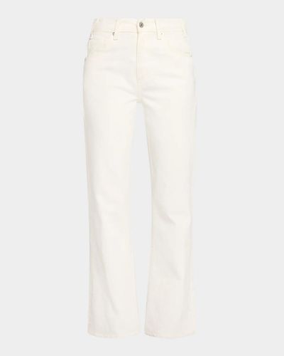 Nili Lotan Joan Mid Rise Kickflare Crop Jeans