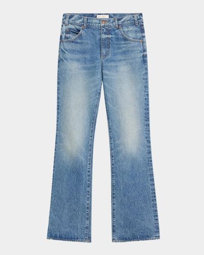 Nili Lotan Joan Straight-Leg Crop Jeans