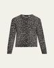 Nili Lotan Keelah Cashmere Leopard-Spot Cardigan - 1