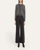 Nili Lotan Keelah Cashmere Leopard-Spot Cardigan - 2
