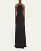 Nili Lotan Lelia Halter Backless Linen Maxi Dress - 2