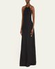 Nili Lotan Lelia Halter Backless Linen Maxi Dress - 4