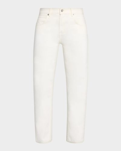 Nili Lotan Lorimer Low-Rise Straight-Leg Crop Jeans