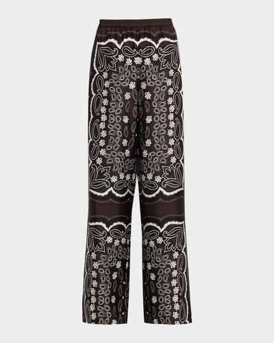 Nili Lotan Morgan Silk Pants