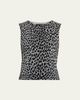 Nili Lotan Nessa Cheetah Cashmere Sweater Tank - 1
