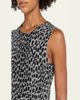 Nili Lotan Nessa Cheetah Cashmere Sweater Tank - 5