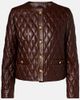 Nili Lotan Nili Lotan Amy cropped quilted leather jacket - 1