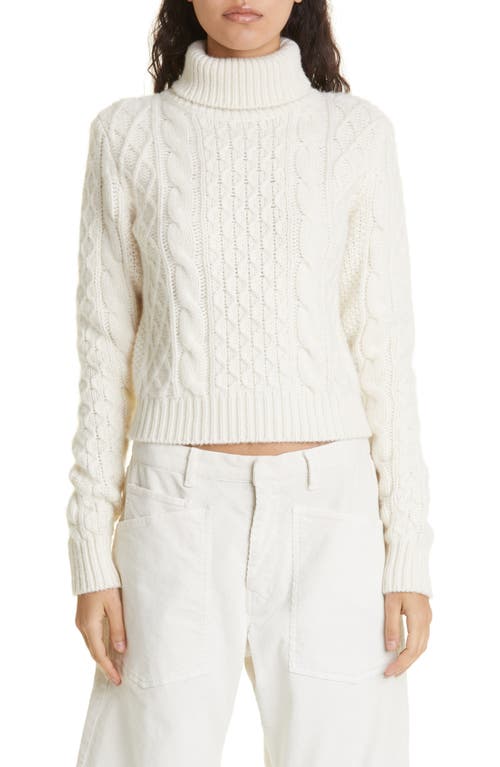 Nili Lotan Nili Lotan Andrina Wool & Cashmere Cable Turtleneck Sweater