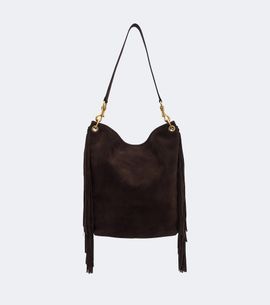 Nili Lotan Nili Lotan Asher fringed suede shoulder bag