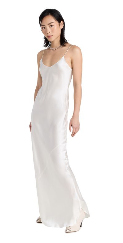 Nili Lotan Nili Lotan Cami Gown Ivory M