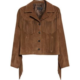 Nili Lotan Nili Lotan Eloi Fringe Suede Jacket