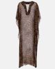 Nili Lotan Nili Lotan Erica leopard-print semi-sheer silk kaftan - 1