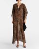 Nili Lotan Nili Lotan Erica leopard-print semi-sheer silk kaftan - 2