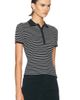 NILI LOTAN NILI LOTAN Fenna Stripe Polo Top - 2