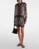 Nili Lotan Nili Lotan Frances printed silk twill shorts - 2