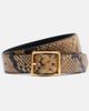 Nili Lotan Nili Lotan Gabriele snake-print leather belt - 1