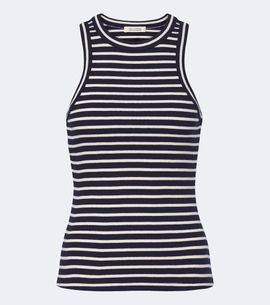 Nili Lotan Nili Lotan Hank striped cotton tank top