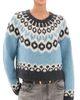 Nili Lotan Nili Lotan Isaline Fair Isle Sweater Iceberg Blue Fair Isle - 1