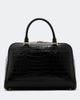 Nili Lotan Nili Lotan Jaclyn croc-effect leather bowling bag - 1