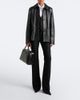 Nili Lotan Nili Lotan Jaclyn croc-effect leather bowling bag - 5