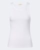 Nili Lotan Nili Lotan Jennifer ribbed-knit cotton tank top - 1