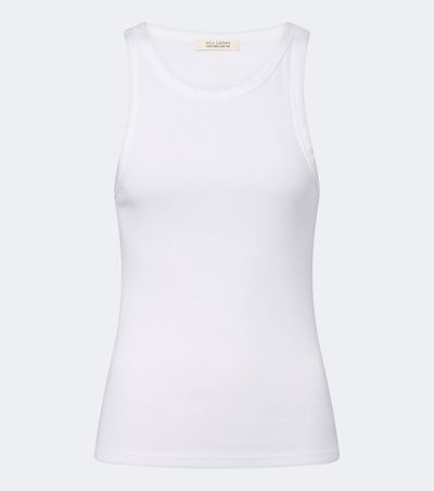 Nili Lotan Nili Lotan Jennifer ribbed-knit cotton tank top