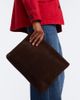 Nili Lotan Nili Lotan Jerry suede clutch - 2