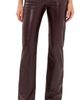 Nili Lotan Nili Lotan Joan Leather Pants Merlot - 1