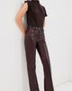 Nili Lotan Nili Lotan Joan Leather Pants Merlot - 5