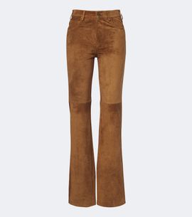 Nili Lotan Nili Lotan Joan suede wide-leg pants