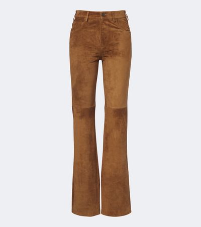 Nili Lotan Nili Lotan Joan suede wide-leg pants