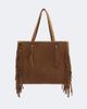 Nili Lotan Nili Lotan Joni fringed suede tote bag - 1