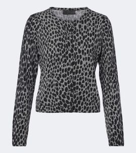 Nili Lotan Nili Lotan Keelah leopard-print cashmere cardigan