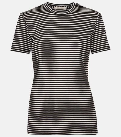 Nili Lotan Nili Lotan Lana striped cotton-blend T-shirt