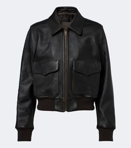 Nili Lotan Nili Lotan Leather bomber jacket