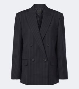 Nili Lotan Nili Lotan Leston pinstriped wool blazer