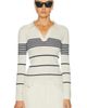 NILI LOTAN NILI LOTAN Lucille Multi Stripe Polo Sweater - 1