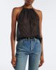 Nili Lotan Nili Lotan Nikki halterneck polka-dot silk top - 2