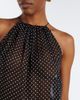 Nili Lotan Nili Lotan Nikki halterneck polka-dot silk top - 3