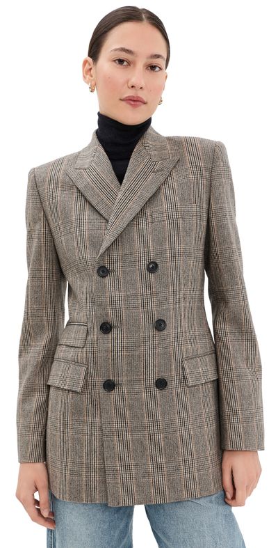 Nili Lotan Nili Lotan Noah Jacket Fatigue Plaid