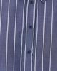 Nili Lotan Nili Lotan Raphael Classic Shirt Large Midnight/White Stripe - 6