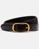 Nili Lotan Nili Lotan Reine leather and suede belt - 1