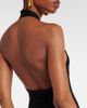 Nili Lotan Nili Lotan Ribbed-knit halterneck maxi dress - 5