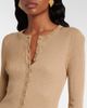 Nili Lotan Nili Lotan Ribbed-knit silk maxi dress - 4
