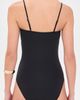 Nili Lotan Nili Lotan Ruched U-Ring One Piece Black - 3